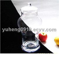 2011 fashion style jars/glass jars/home decoration/glassware/glass crafts HOT sales RH-G-J002