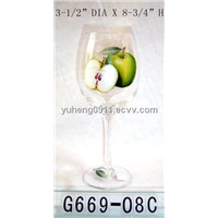 2011 fashion style wine glass/home decoration/glassware/glass crafts HOT sales