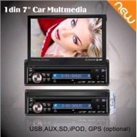 7" Rear View Camera and Bluetooth Hand Free car dvd player with USB port--8700