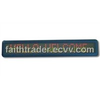7x40pixels  PH7.62mm  RED LED programmable message sign