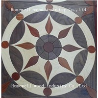 American walnut artistic parquet flooring