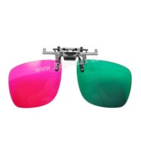 Clip On Anaglyph 3D Glasses
