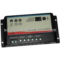 Dual battery charging solar controller,12V/10A/20A