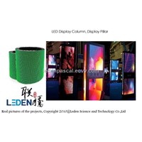 LED outdoor display column