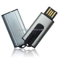 Mini USB Flash Drive - Push and Pull