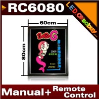US $159.00 Remote control+Manual switch 60x80cm m6080 LED Writing
