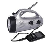 Self-Powered Emergency Flashlight Radio (BR917A)