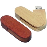 Swivel Wood USB Flash Memory