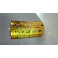Alkaline LR20 Dsize AM1 Dry Battery