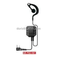 ear hook microphone for two way radio