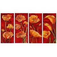 Four Panel Oil Painting