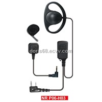 More Clear Sound Ear Hook Microphone for Two Way Radio