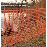High Visibility Orange Safety Fence