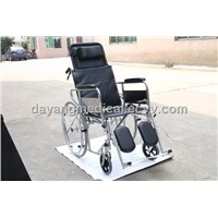steel aluminium high back wheelchair