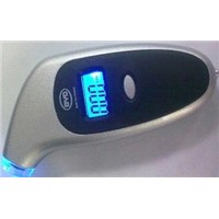 Digital Tyre Pressure Gauge With Blue Background Lighting And Metal Housing From China Manufacturer