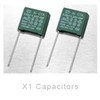MEX X1 Class Metallized polypropylene film interference suppression capacitor