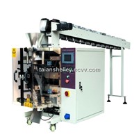 Semi-auto packaging machine combined with chain