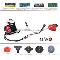 42.7cc knapsack brush cutter with double bicycle handle