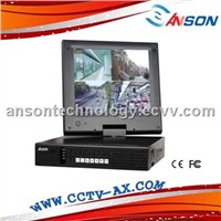 4 channel lcd dvr combo
