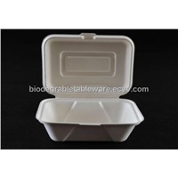 600ml lunch box bagasse dinnerware