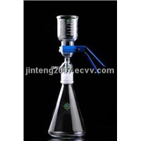 All Glass Holder/solvent filtration apparatus