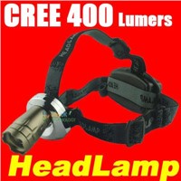 CREE LED 400LM Adjustable Headlamp Flashlight
