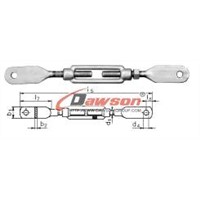 DIN 1480 Turnbuckles With plane ends ,zinc plated