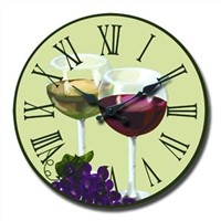 Decorative wall clock/glass wall clock/promotional clock