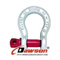 G209/G2130 Anchor shackle bolt type high tensile forged alloy steel- China rigging manufacturers