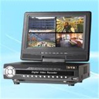 MPEG4 Standalone DVR With LCD MONITOR