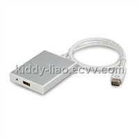 Mini DVI+USB Audio to DispalyPort Converter