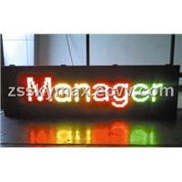 Multicolour LED Text Moving Sign