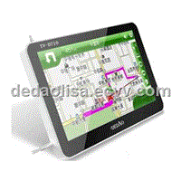 Super-thin 7 inch gps with 4 GB flash memory build -in