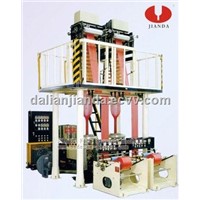 Two head film blowing extrusion line