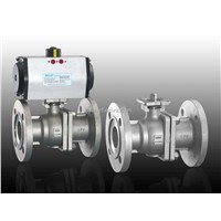 ball valve with flanged end