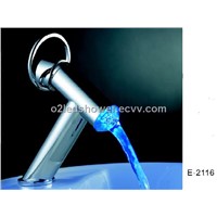 led faucet/led faucet light/led faucet shower/faucet/CE ROHS faucet/E-2116