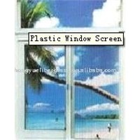 plastic window screen