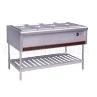 stainless steel food warmer cabinet with 4 pans