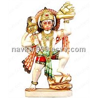 Marble hanuman statue