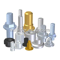 Heading and thread metal parts made in Malaysia.