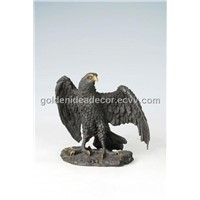 Bronze Finish Eagle Sculpture