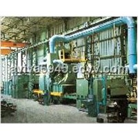 Q69 steel plate shot blasting machine