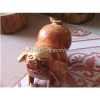 Wood Carving Spring Bud Wood (Pig) woodcarving