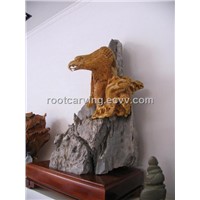 Wood Carving (Root Package Modeling Eagle Rock Art) Boxwood woodcarving