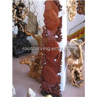 Wood Carving (Brazilian Rosewood &amp;quot;underwater World&amp;quot;) woodcarving