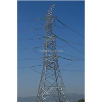 Transmission power angle tower