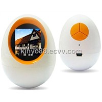 1.5'' Inch Egg-shaped Digital Photo Frame