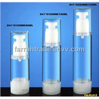 80/100/120ml airless pet lotion bottles