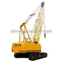 Crawler Crane with 50 Ton Lifting Capacity - Hydraulic Lift (QUY50)