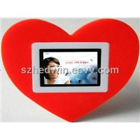 2.4" Digital Photo Frame - Red Heart